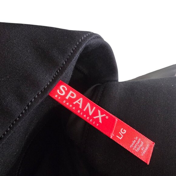 SPANX The Perfect Black Ankle Pant, Stretch, Shaping, High Rise, Size Large - Picture 6 of 8